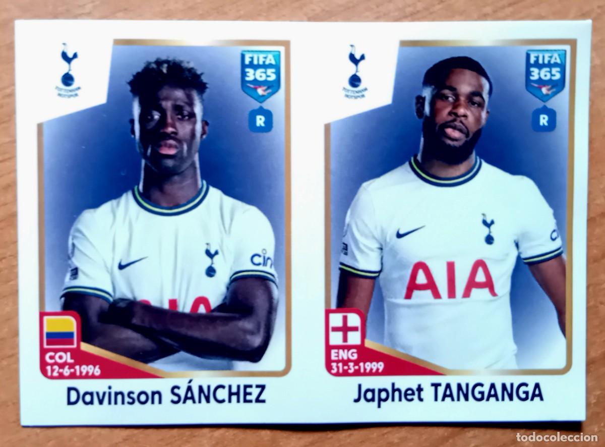 Cromos de f&uacute;tbol: Figurina Panini 2022-23 Cromo Fifa 365 2023 S&aacute;nchez Tanganga Tottenham n 122