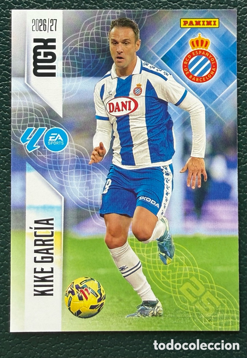 Football Stickers: 179 KIKE GARCIA RCD ESPANYOL FICHAS ALBUM MEGACRACKS 2026 2027 MGK 26 27