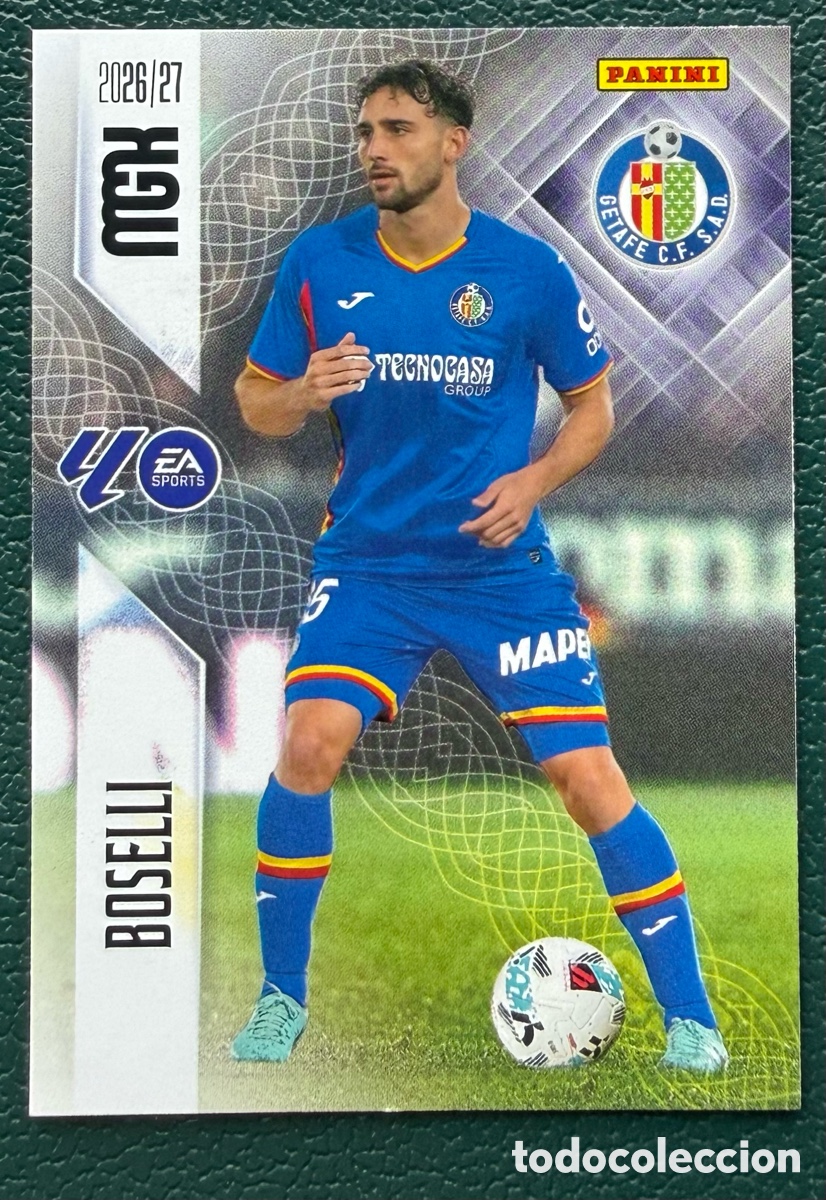 Figurine di Calcio: 186 BOSELLI GETAFE CF FICHAS ALBUM MEGACRACKS 2026 2027 MGK 26 27
