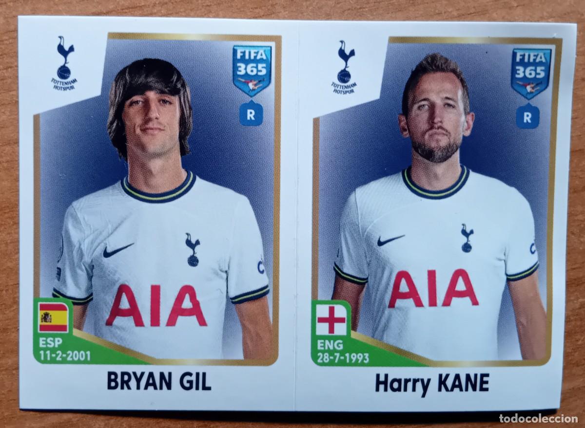 Cromos de f&uacute;tbol: Figurina Panini 2022-23 Cromo Fifa 365 2023 Bryan Gil Harry Kane Tottenham n 130