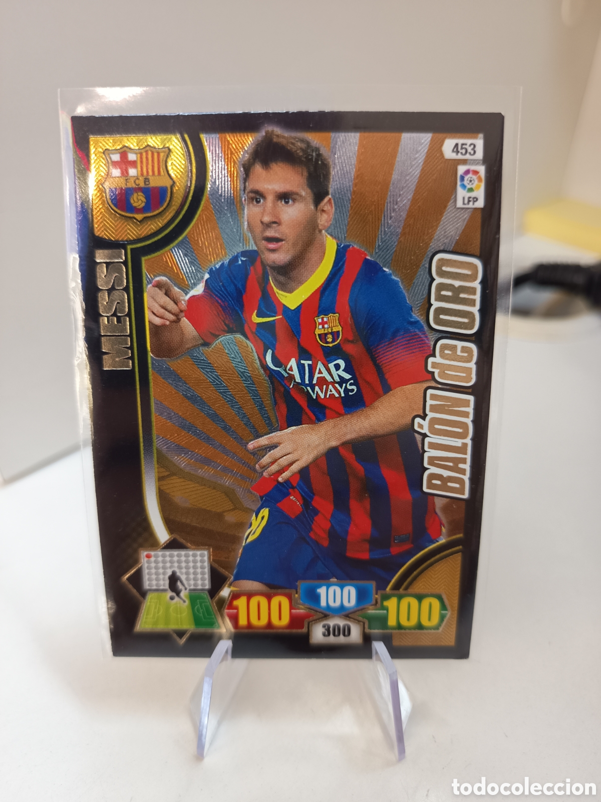 Cromos de f&uacute;tbol: 453 BALON DE ORO MESSI ADRENALYN XL 2013 2014