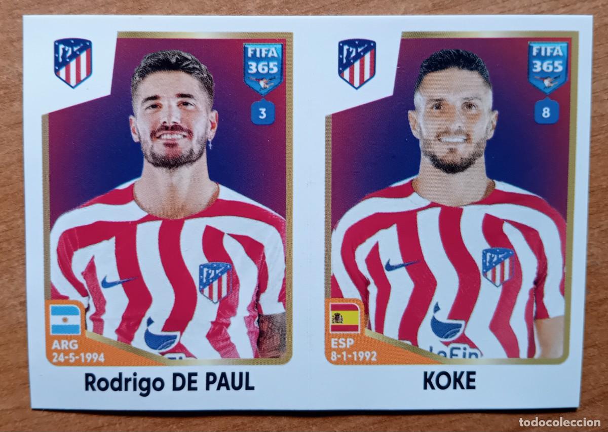 Cromos de f&uacute;tbol: Figurina Panini 2022-23 Cromo Fifa 365 2023 Rodrigo De Paul Koke Atl&eacute;tico Madrid n 141