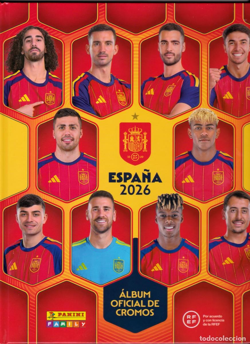 Cromos de f&uacute;tbol: &Aacute;LBUM ESPA&Ntilde;A 2026 DE CARREFOUR - COMPLETO - CROMOS SIN PEGAR