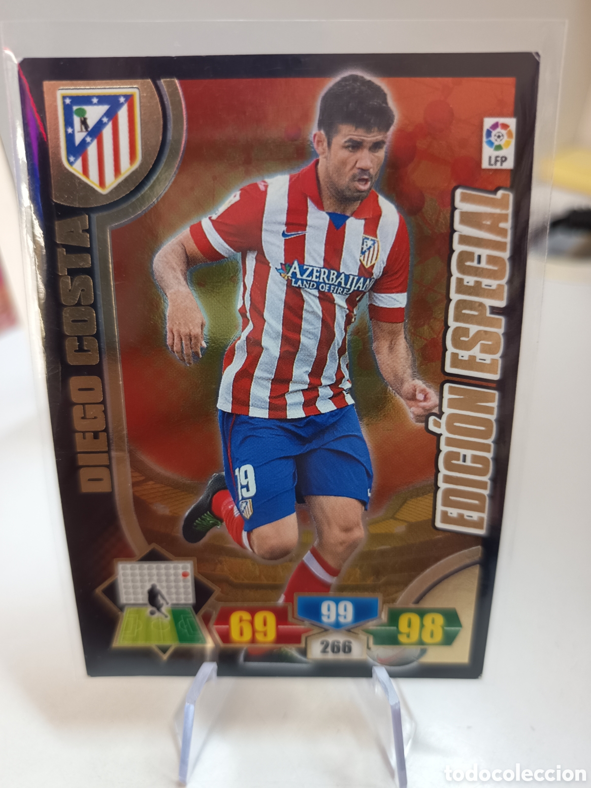 Cromos de f&uacute;tbol: DIEGO COSTA EDICION ESPECIAL ADRENALYN XL 2013 2014