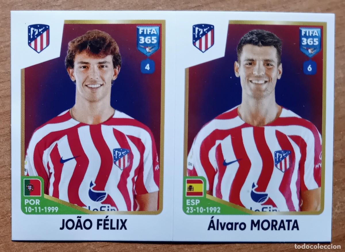 Cromos de f&uacute;tbol: Figurina Panini 2022-23 Cromo Fifa 365 2023 Joao Felix Morata Atl&eacute;tico Madrid n 147