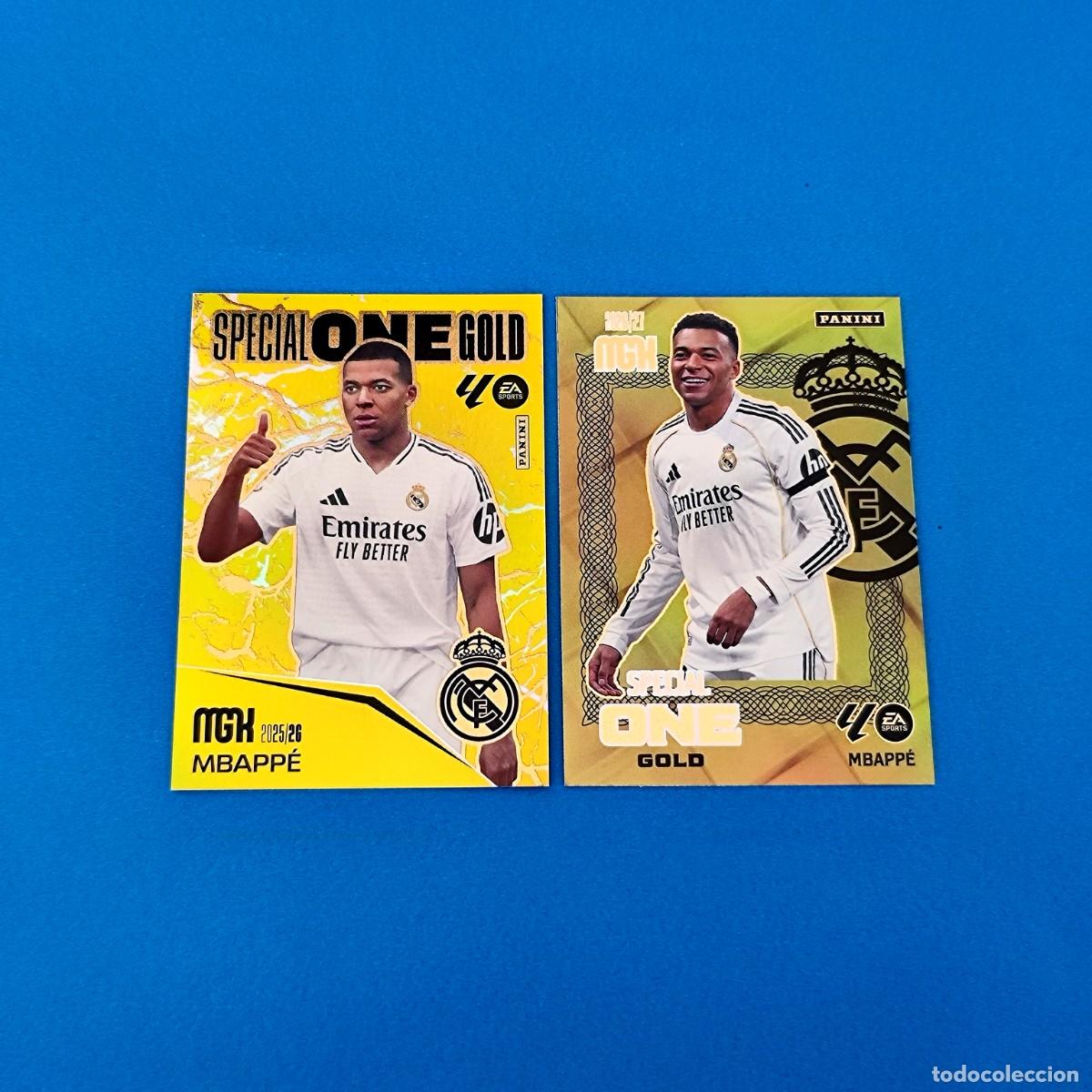 Cromos de f&uacute;tbol: Megacracks 2025 2026 / 25 26 - 2026 2027 / 26 27 Mbappe Special One Gold Real Madrid