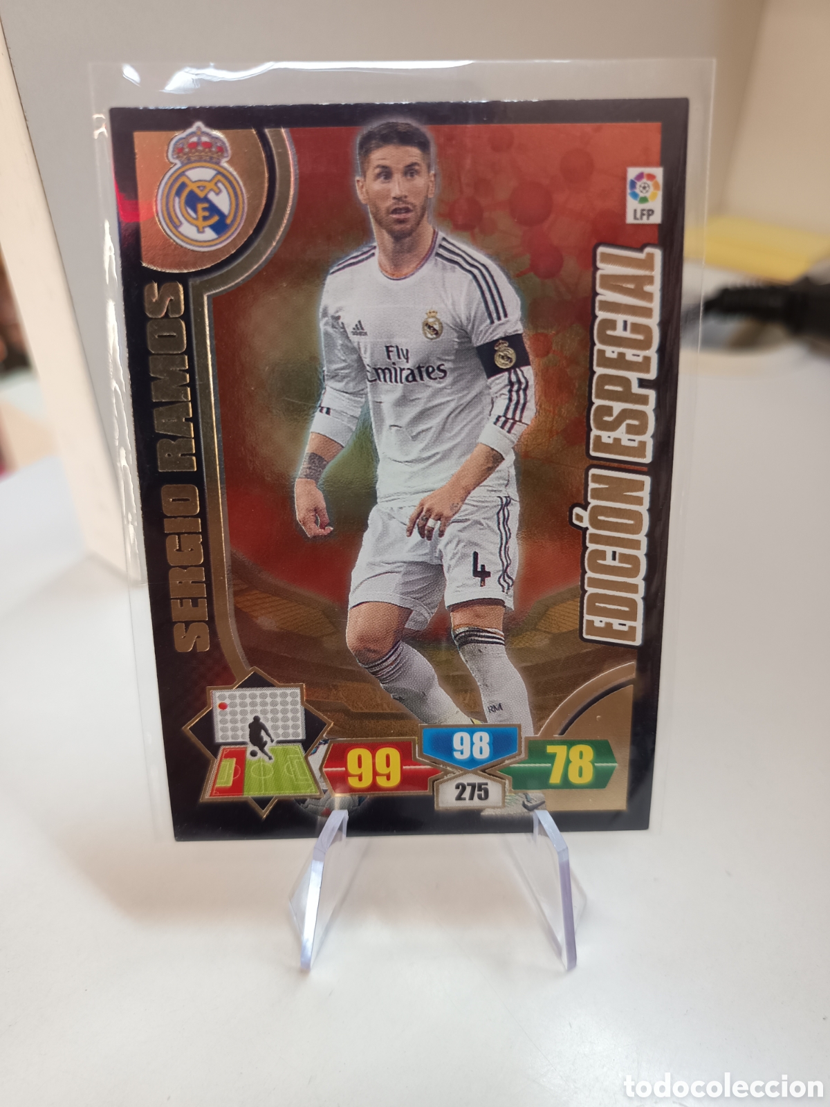 Cromos de f&uacute;tbol: SERGIO RAMOS EDICION ESPECIAL ADRENALYN XL 2013 2014