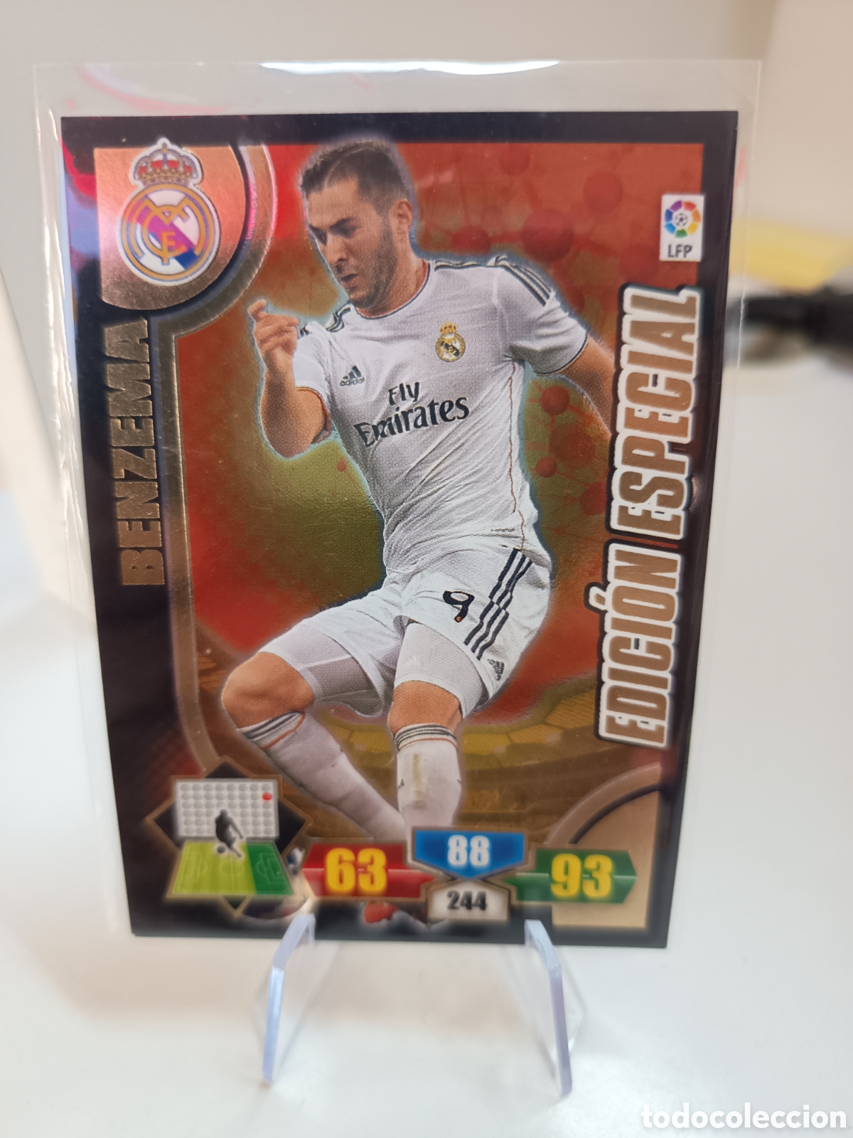 Cromos de f&uacute;tbol: BENZEMA EDICION ESPECIAL ADRENALYN XL 2013 2014
