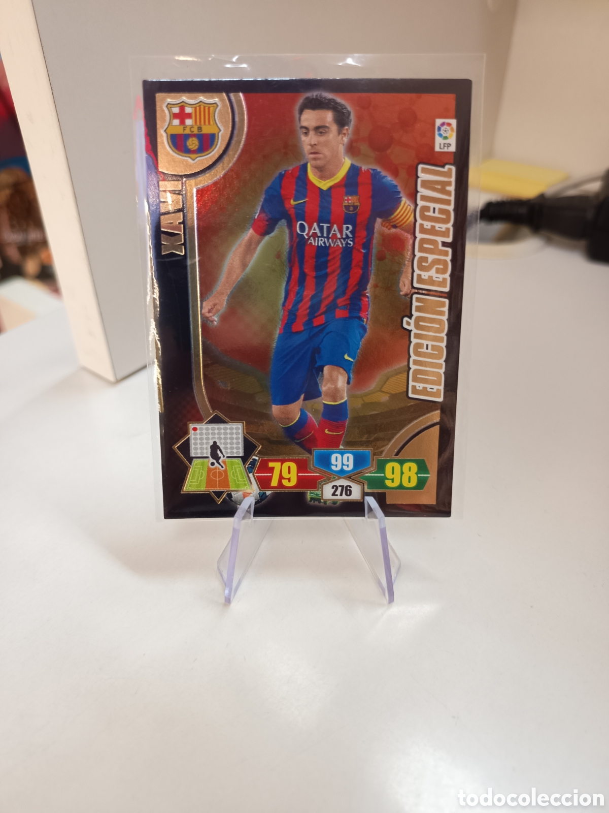 Cromos de f&uacute;tbol: XAVI EDICION ESPECIAL ADRENALYN XL 2013 2014