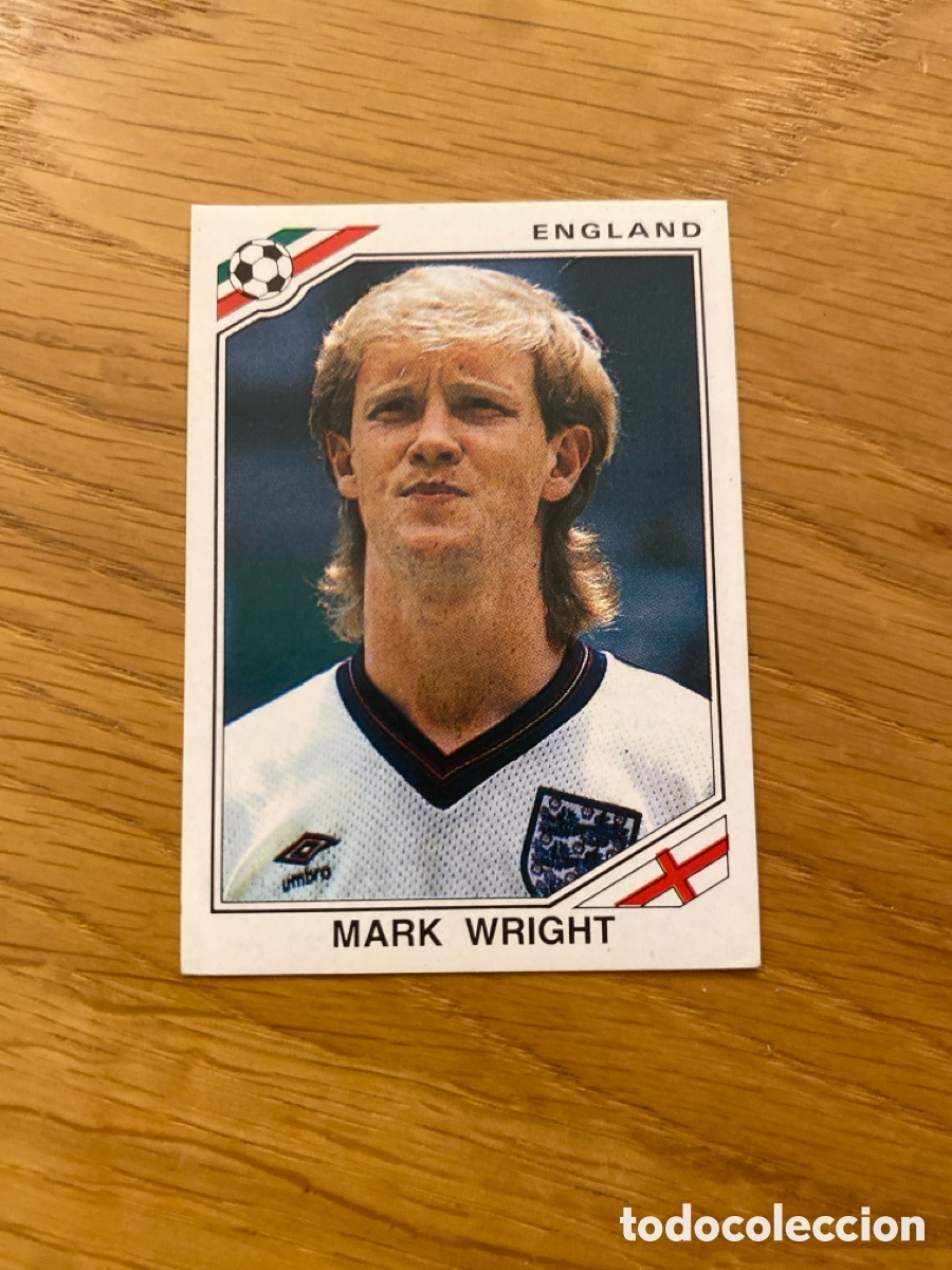 Cromos de f&uacute;tbol: Cromo panini mundial Mexico 86 n&uacute;mero 405 Wright - Sticker album world cup 1986