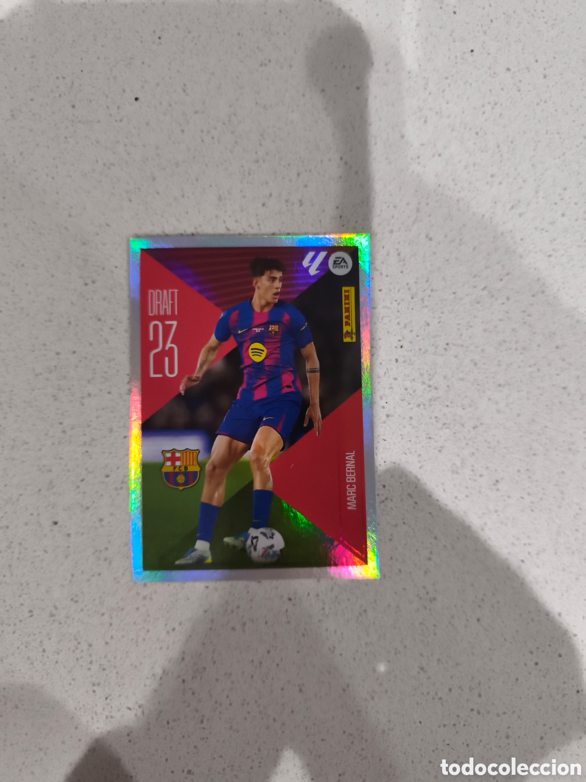 Football Stickers: CROMO N&Uacute;MERO 15 MARC BERNAL FC BARCELONA DRAFT 23. LIGA ESTE 26/27. PANINI.