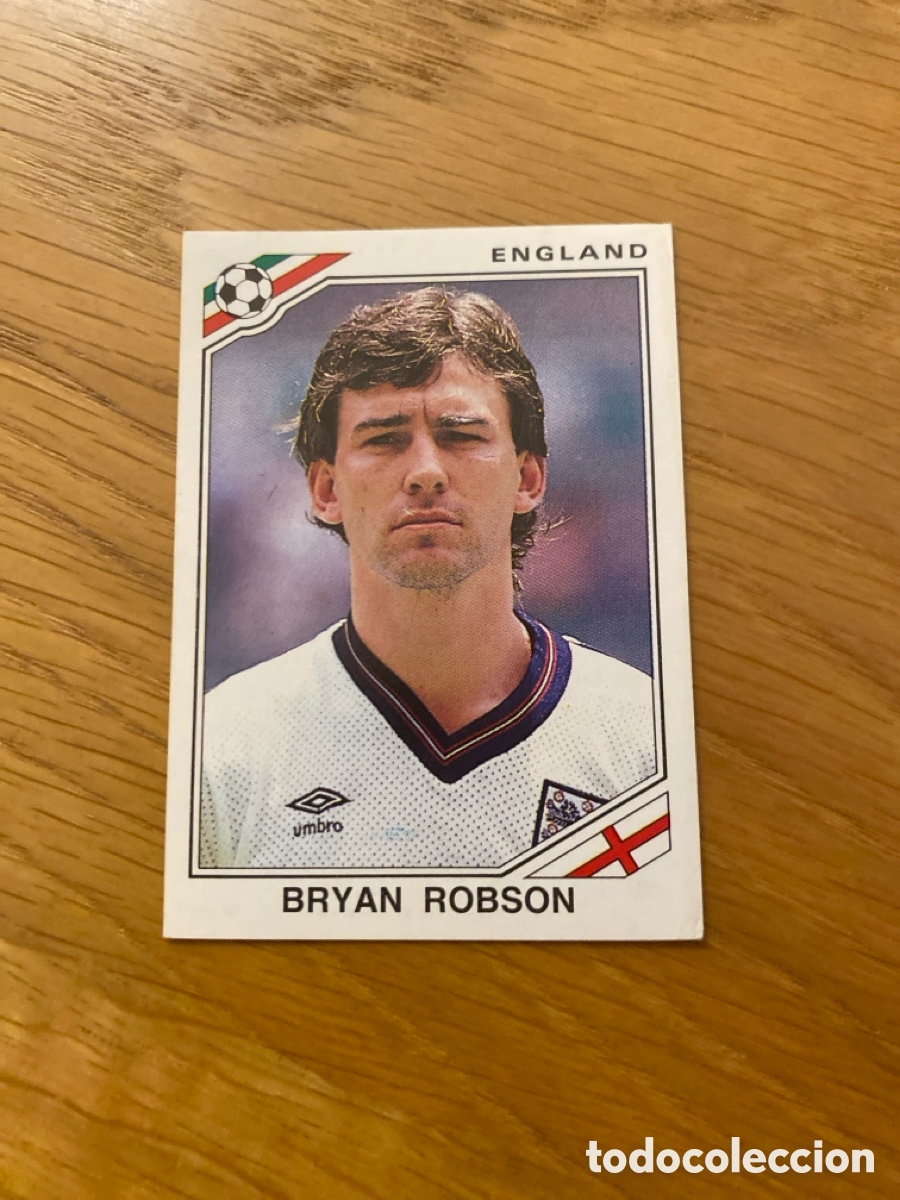 Figurine di Calcio: Cromo panini mundial Mexico 86 n&uacute;mero 412 Robson - Sticker album world cup 1986