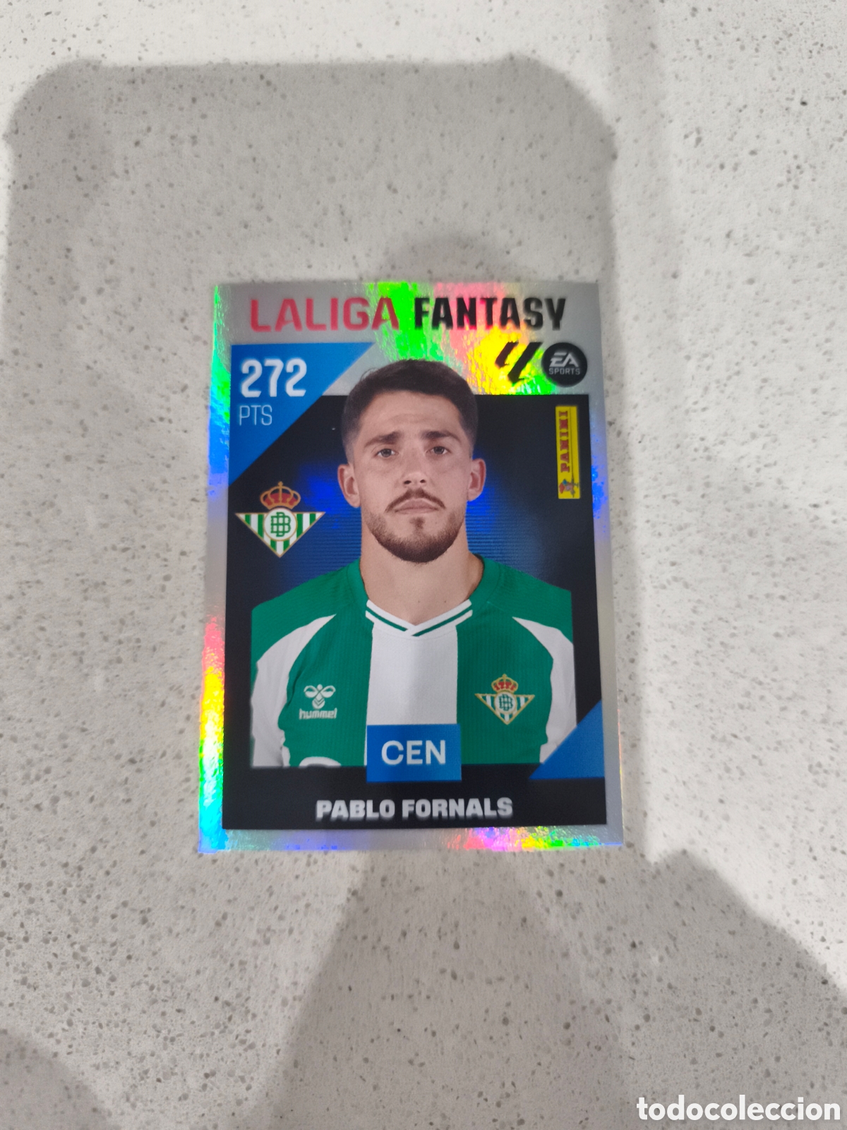 Figurine di Calcio: CROMO N&Uacute;MERO 4 PABLO FORNALS REAL BETIS LA LIGA FANTASY. LIGA ESTE 26/27. PANINI.