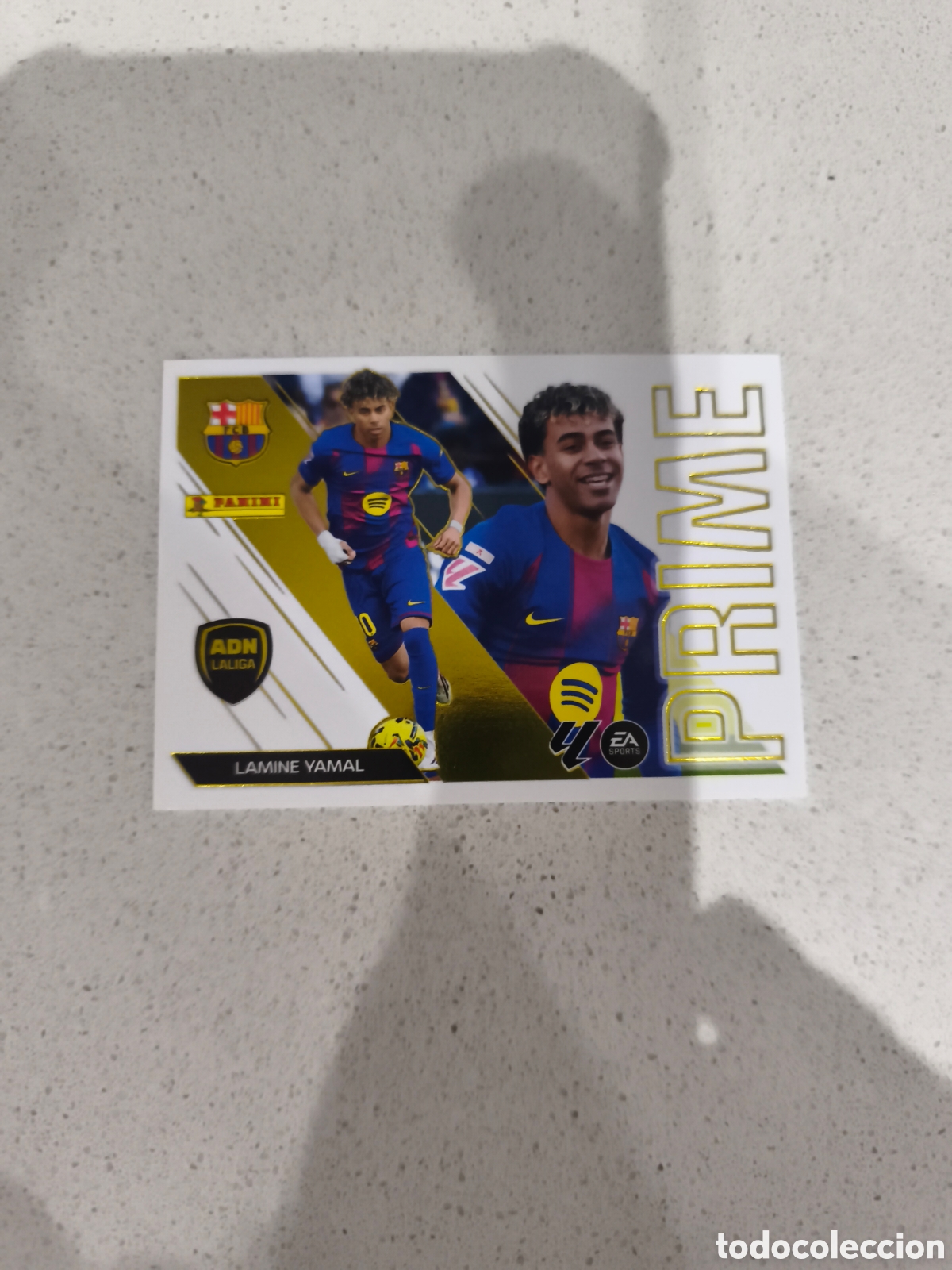Figurine di Calcio: CROMO N&Uacute;MERO 6 LAMINE YAMAL FC BARCELONA ADN LA LIGA PRIME. LIGA ESTE 26/27. PANINI