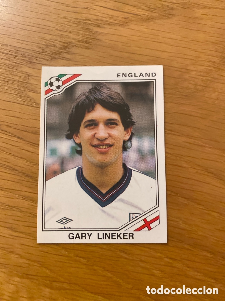Cromos de f&uacute;tbol: Cromo panini mundial Mexico 86 n&uacute;mero 415 Lineker - Sticker album world cup 1986