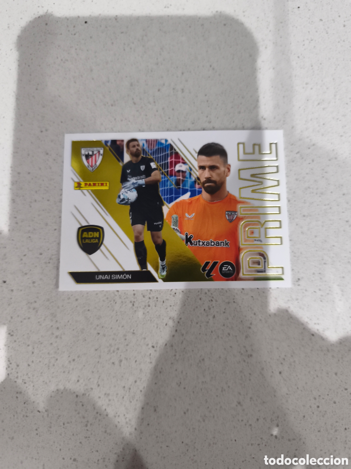 Cromos de f&uacute;tbol: CROMO N&Uacute;MERO 14 UNAI SIM&Oacute;N ATHLETIC CLUB DE BILBAO ADN LA LIGA PRIME. LIGA ESTE 26/27. PANINI