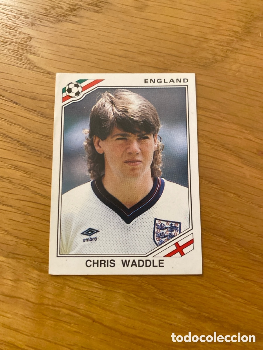 Cromos de f&uacute;tbol: Cromo panini mundial Mexico 86 n&uacute;mero Waddle - Sticker album world cup 1986