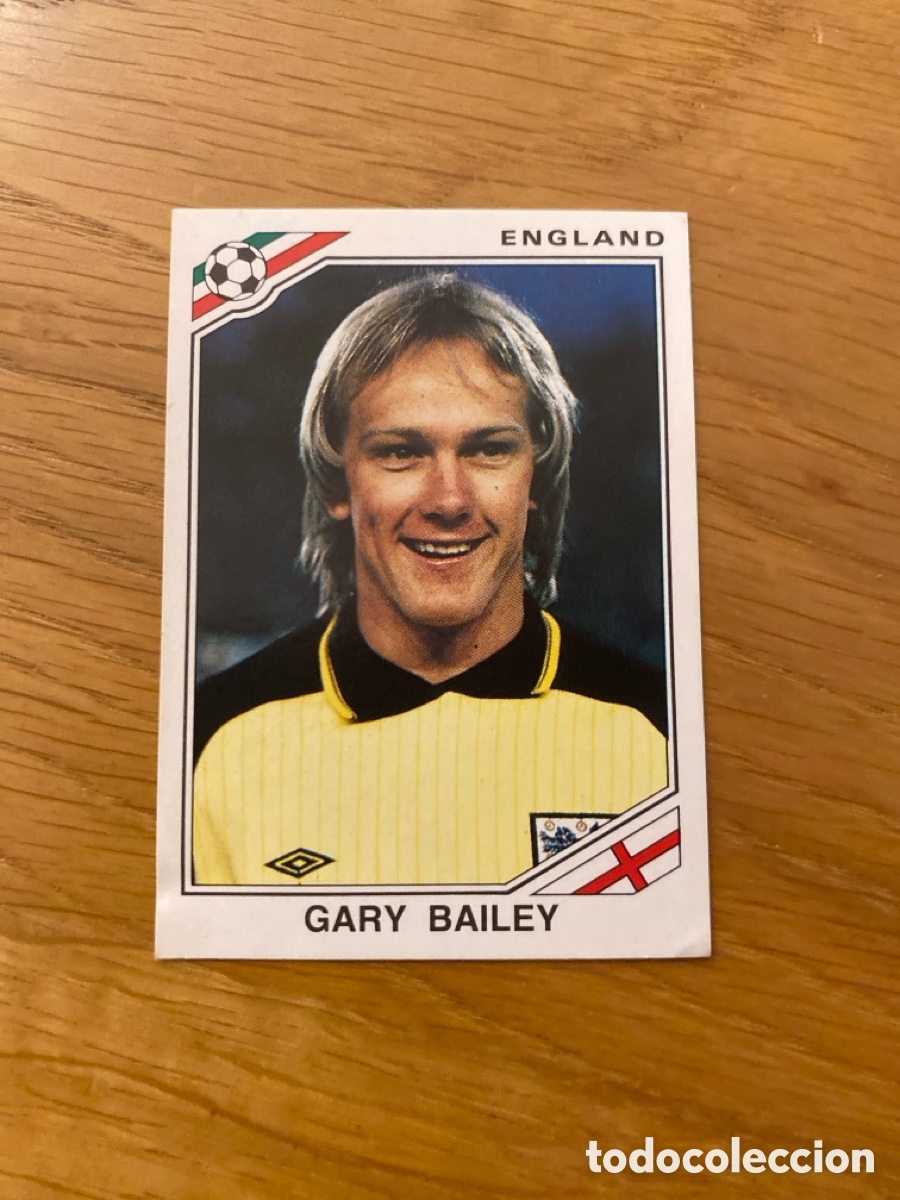 Cromos de f&uacute;tbol: Cromo panini mundial Mexico 86 n&uacute;mero 417 Bailey - Sticker album world cup 1986