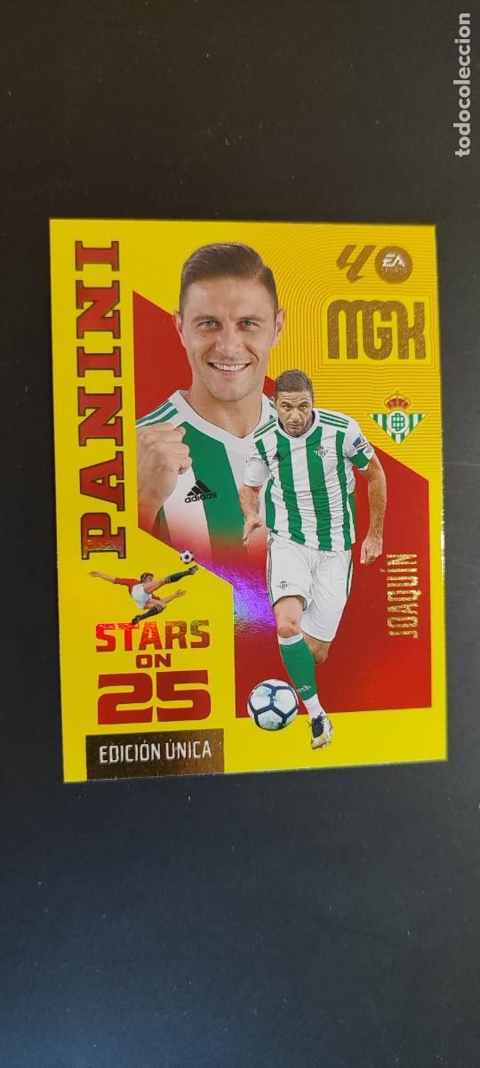 Cromos de f&uacute;tbol: MEGACRACKS 2026/27 CARD 25 ANIVERSARIO EDICION LIMITADA JOAQUIN REAL BETIS # 431 PANINI