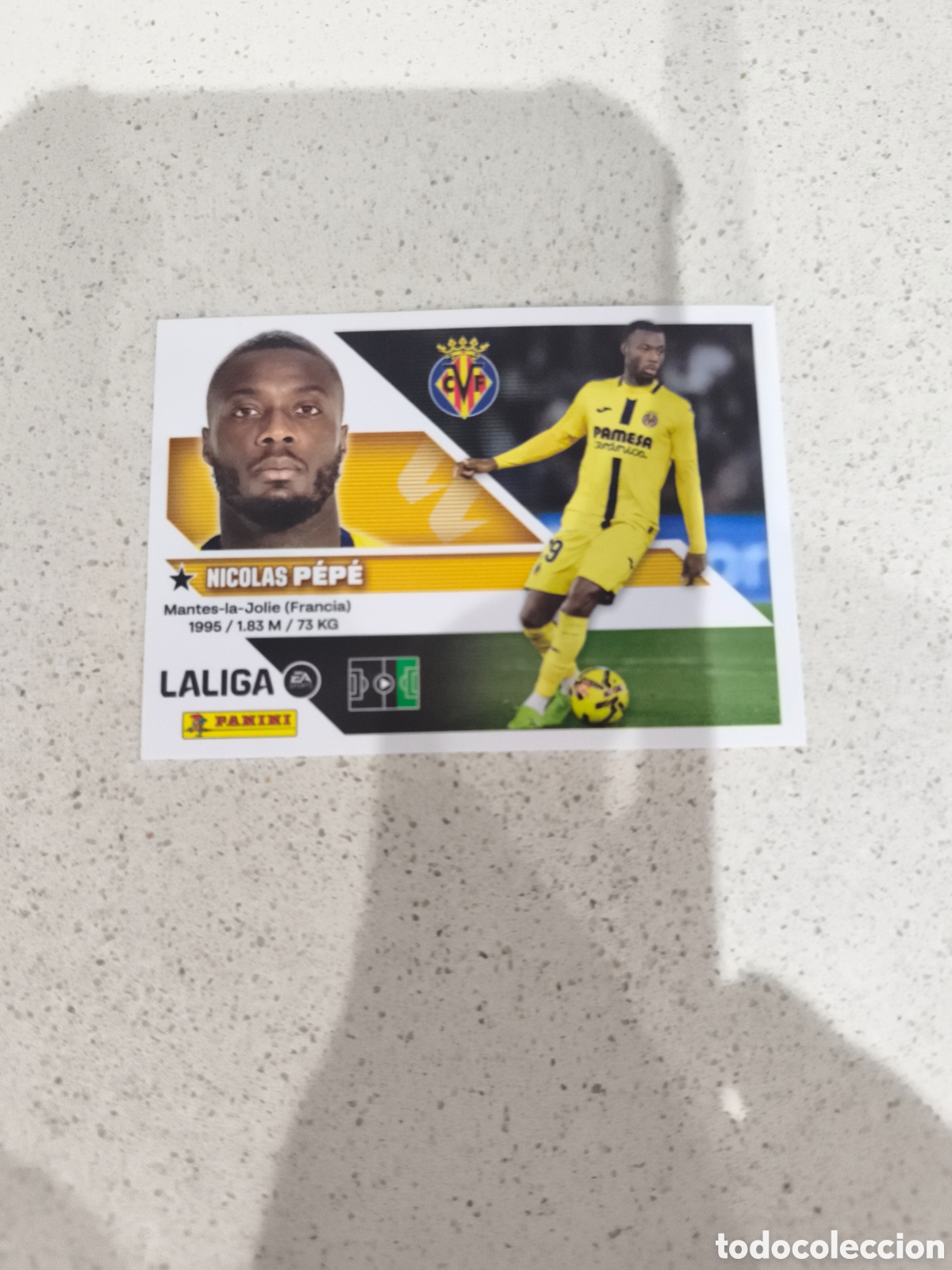 Cromos de f&uacute;tbol: CROMO N&Uacute;MERO 18 PEPE VILLARREAL. LIGA ESTE 26/27. PANINI.