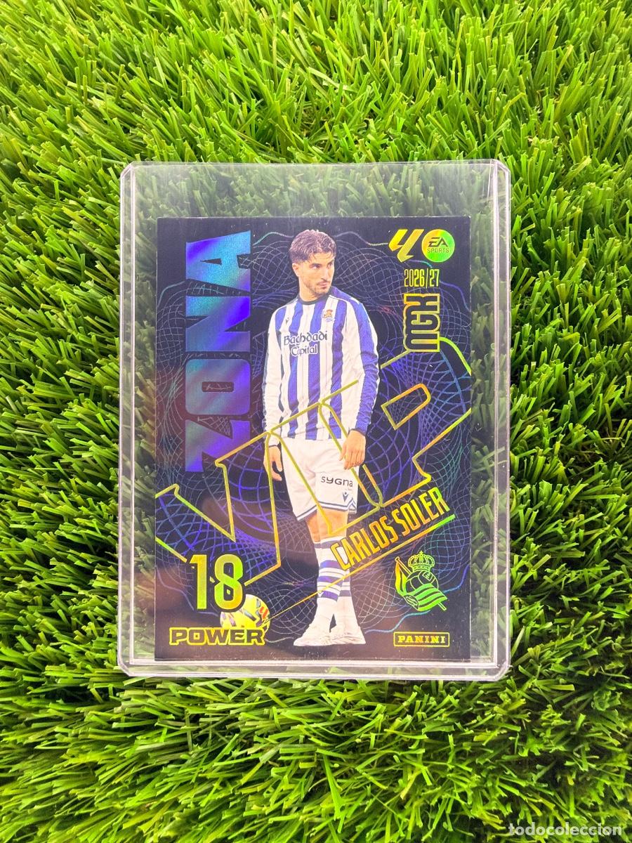 Football Stickers: N&ordm; 390P Carlos Soler Zona Vip Power Real Sociedad Megacracks 26 27