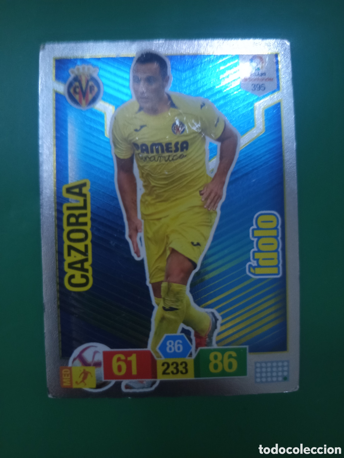 Cromos de Futebol: ❇️ CROMO ⚽ CARD CAZORLA VILLARREAL 395 &Iacute;DOLO 2019 18 19 PANINI ❇️