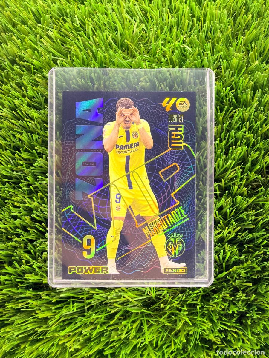Cromos de f&uacute;tbol: N&ordm; 402P Mikautadze Zona Vip Power Villarreal CF Megacracks 26 27