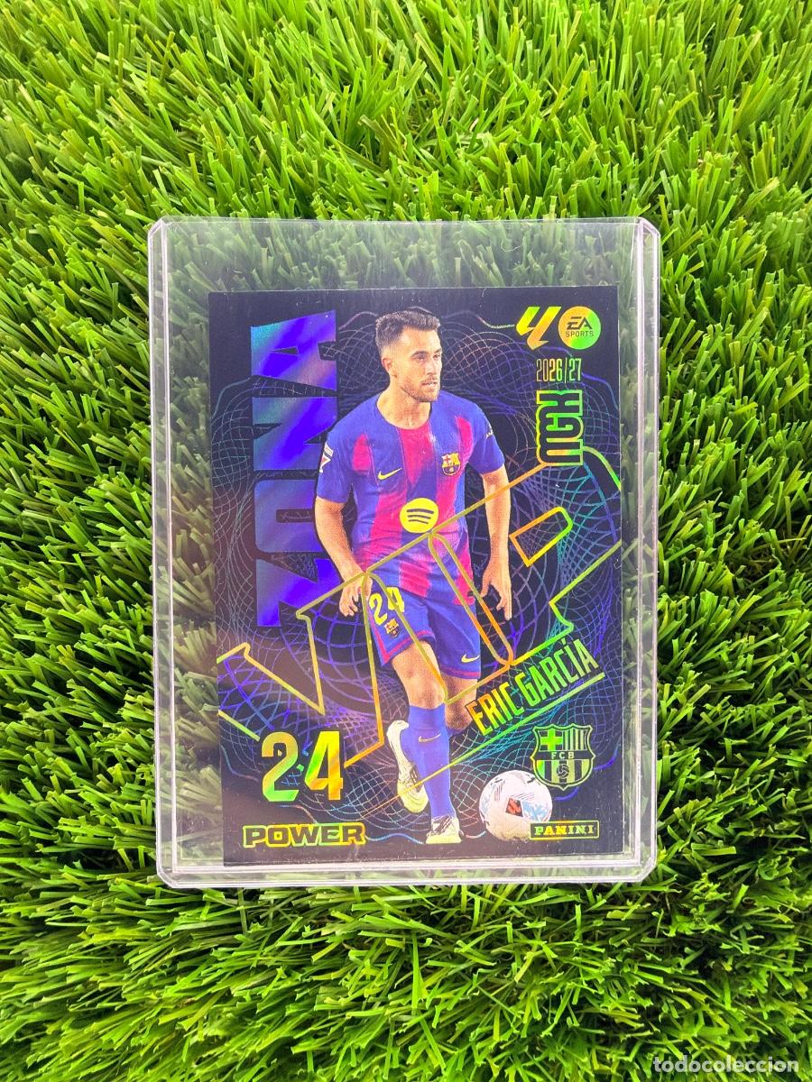 Cromos de f&uacute;tbol: N&ordm; 393P Eric Garc&iacute;a Zona Vip Power FC Barcelona Megacracks 26 27