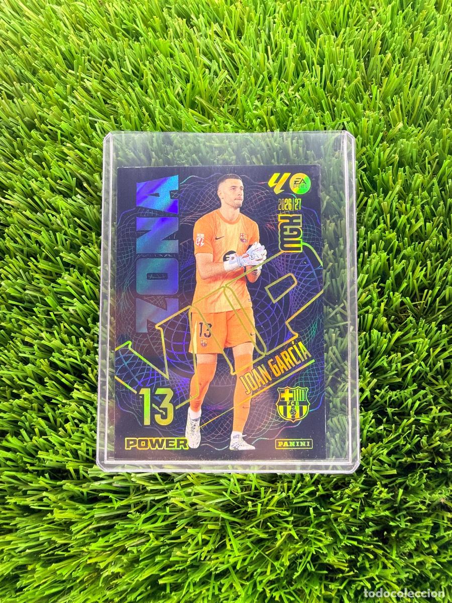 Cromos de f&uacute;tbol: N&ordm; 399P Joan Garc&iacute;a Zona Vip Power FC Barcelona Megacracks 26 27