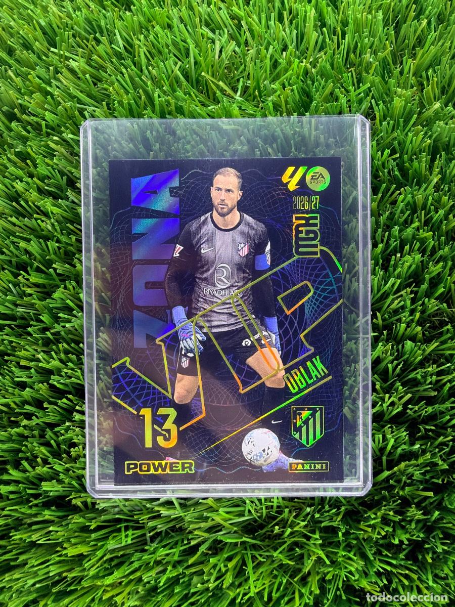 Cromos de f&uacute;tbol: N&ordm; 403P Oblak Zona Vip Power Atl&eacute;tico de Madrid Megacracks 26 27
