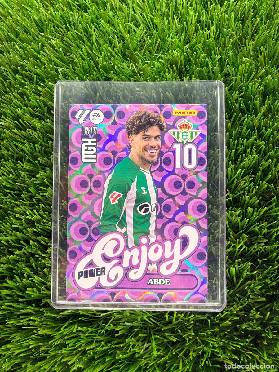 Cromos de f&uacute;tbol: N&ordm; 379P Abde Enjoy Power Real Betis Megacracks 26 27