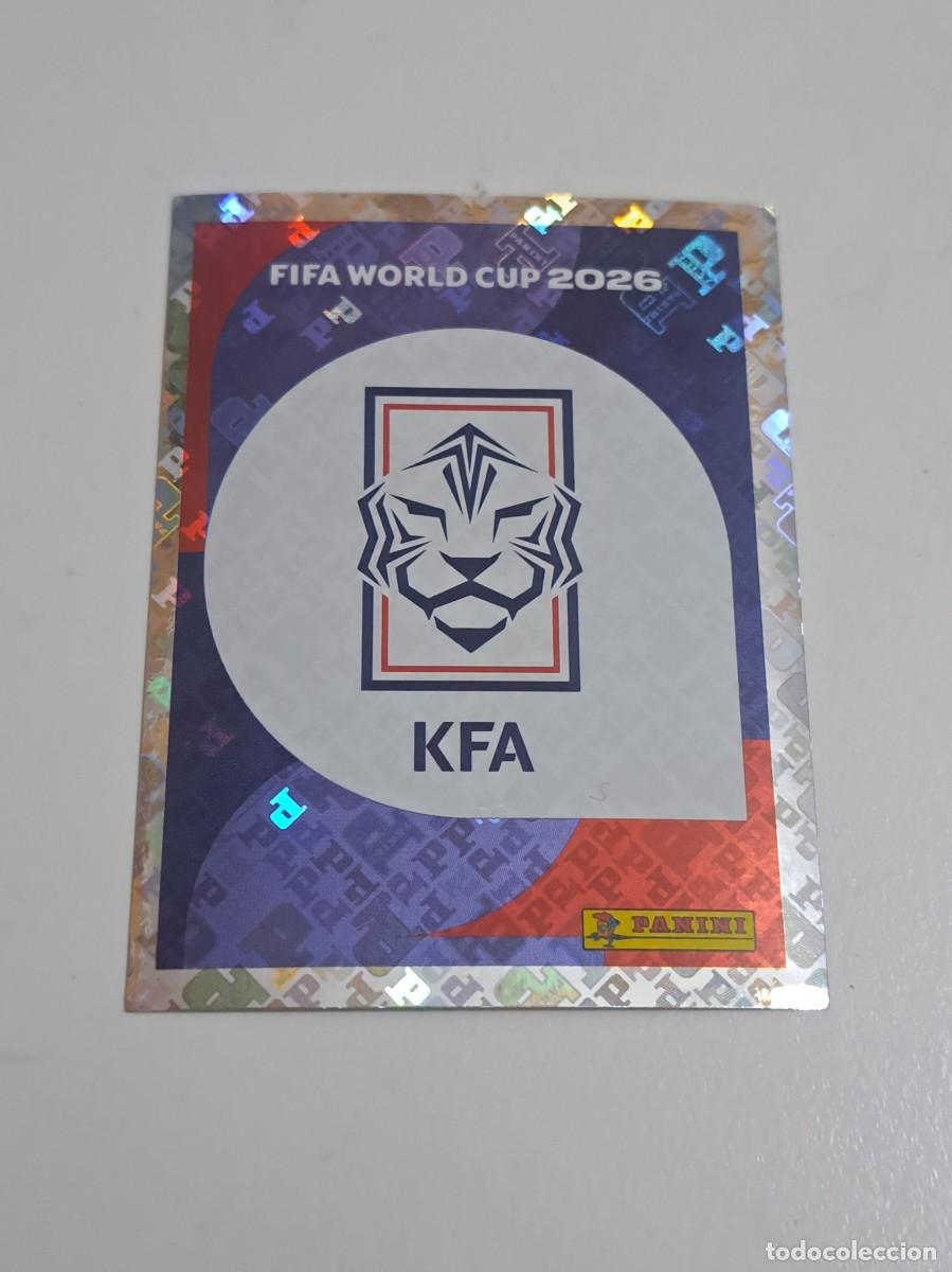 Cromos de f&uacute;tbol: CROMO MUNDIAL 2026 KOR 1 ESCUDO COREA DEL SUR WORLD CUP 2026 PANINI
