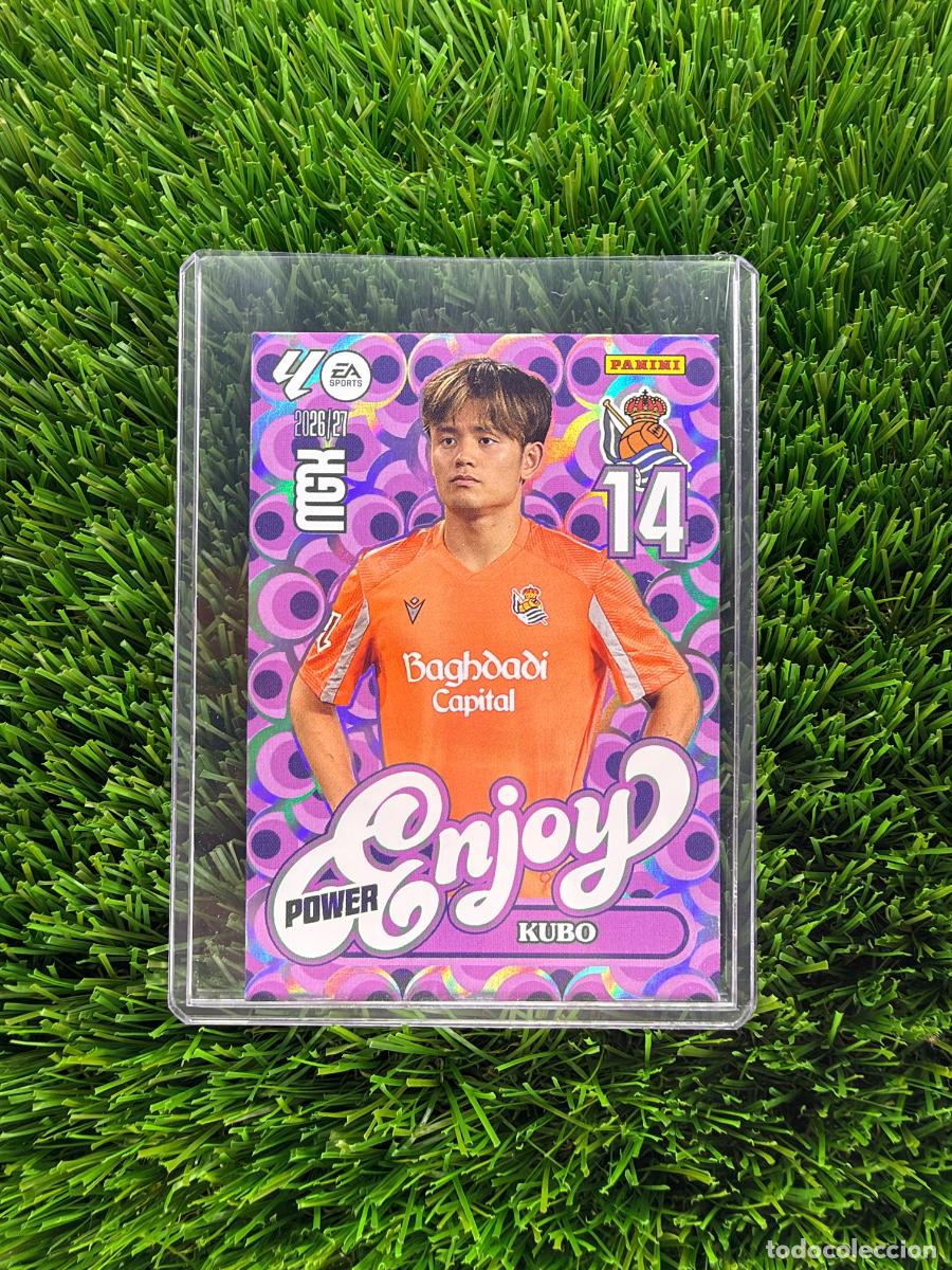 Cromos de f&uacute;tbol: N&ordm; 384P Kubo Enjoy Power Real Sociedad Megacracks 26 27