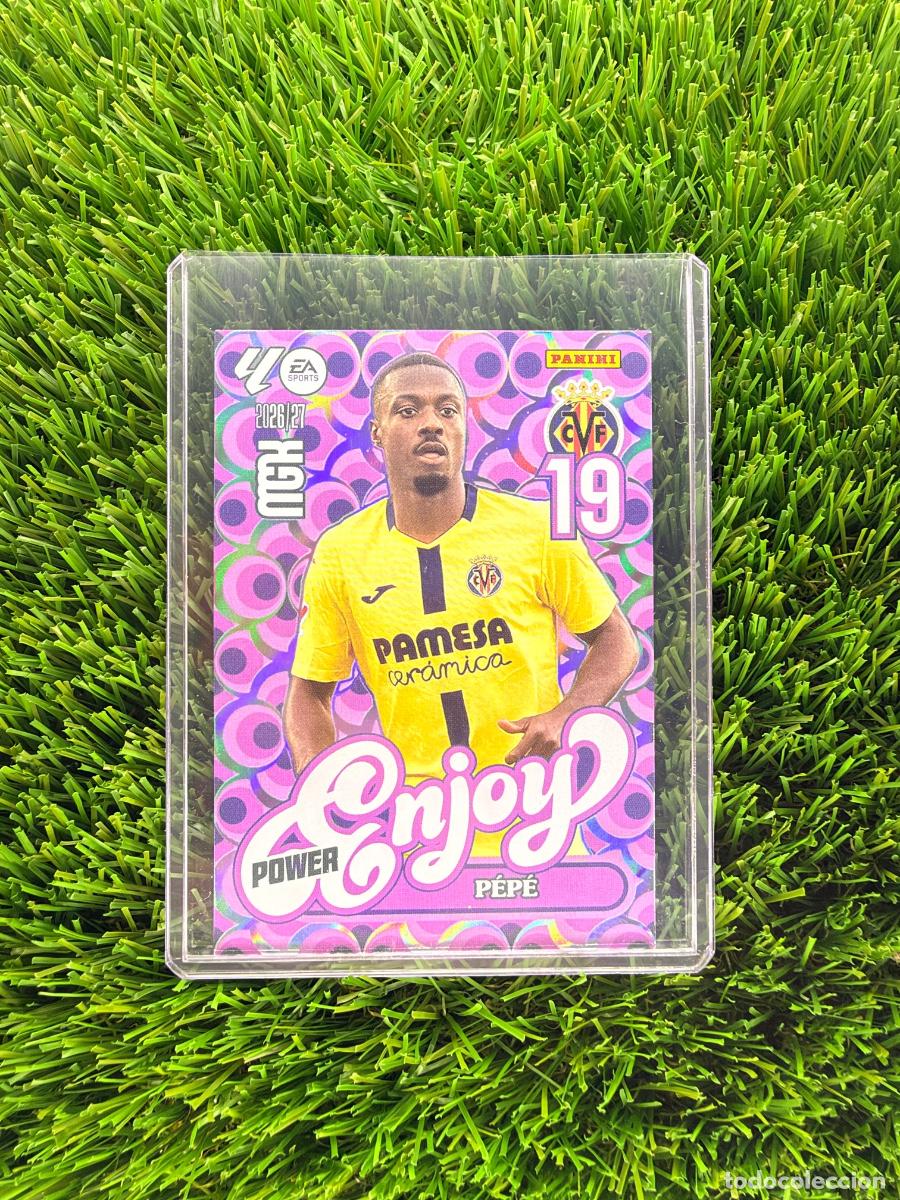 Cromos de Futebol: N&ordm; 386P P&eacute;p&eacute; Enjoy Power Villarreal CF Megacracks 26 27