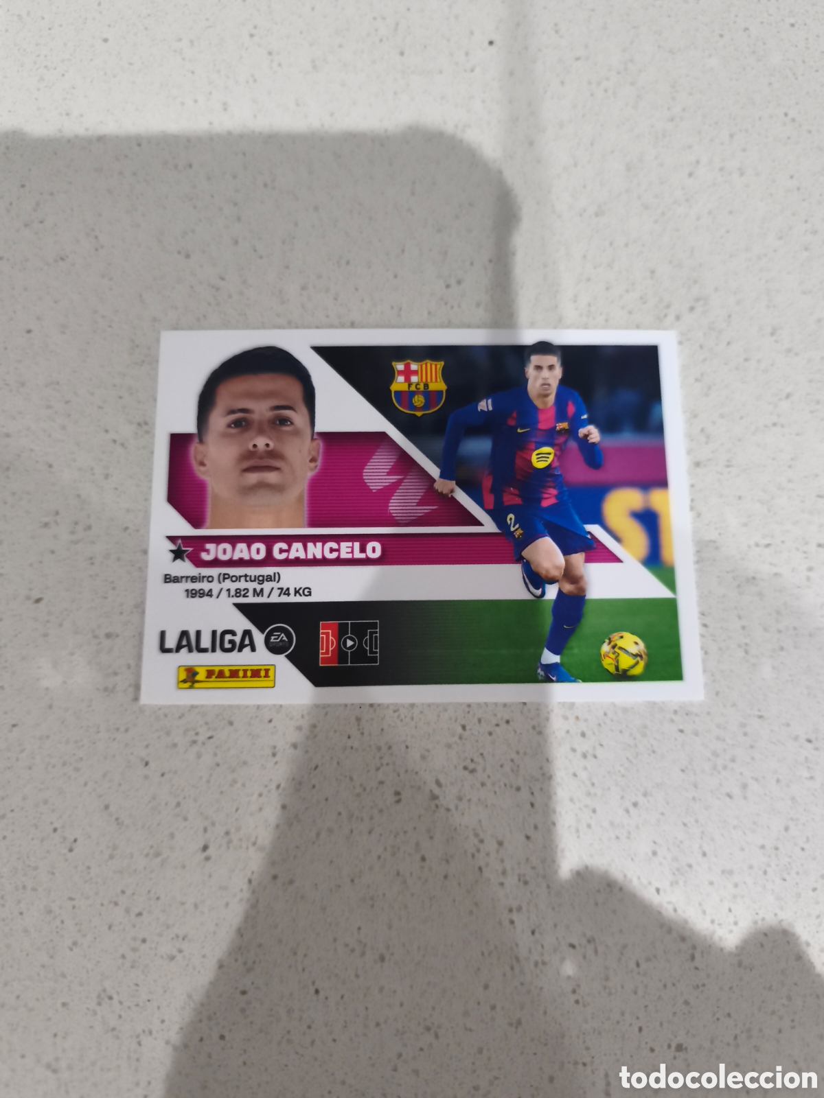 Cromos de Futebol: CROMO N&Uacute;MERO 9 JOAO CANCELO FC BARCELONA. LIGA ESTE 26/27. PANINI.