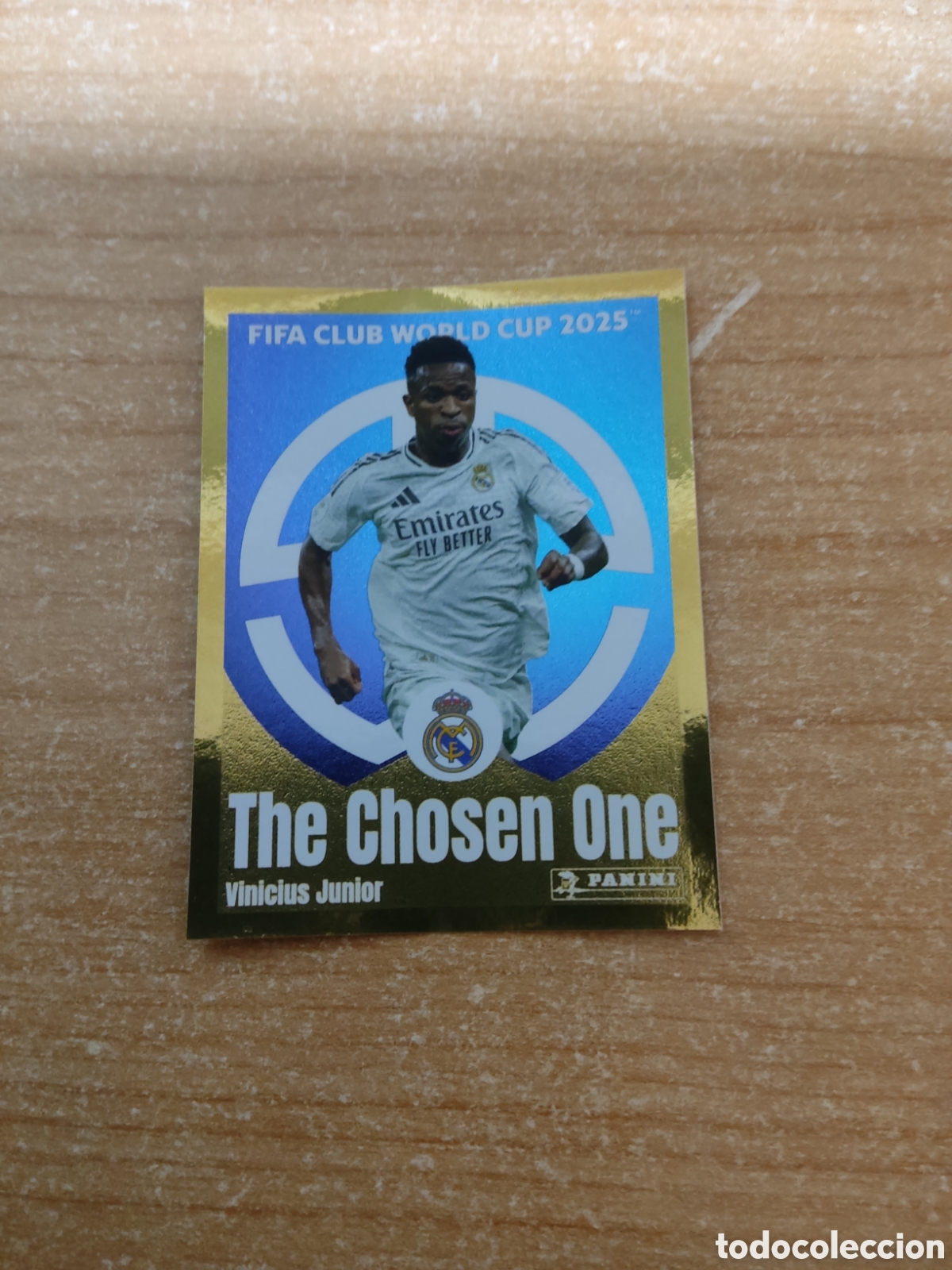 Cromos de Futebol: 493 VINICIUS JUNIOR REAL MADRID THE CHOSEN ONE FIFA WORLD CUP 2025