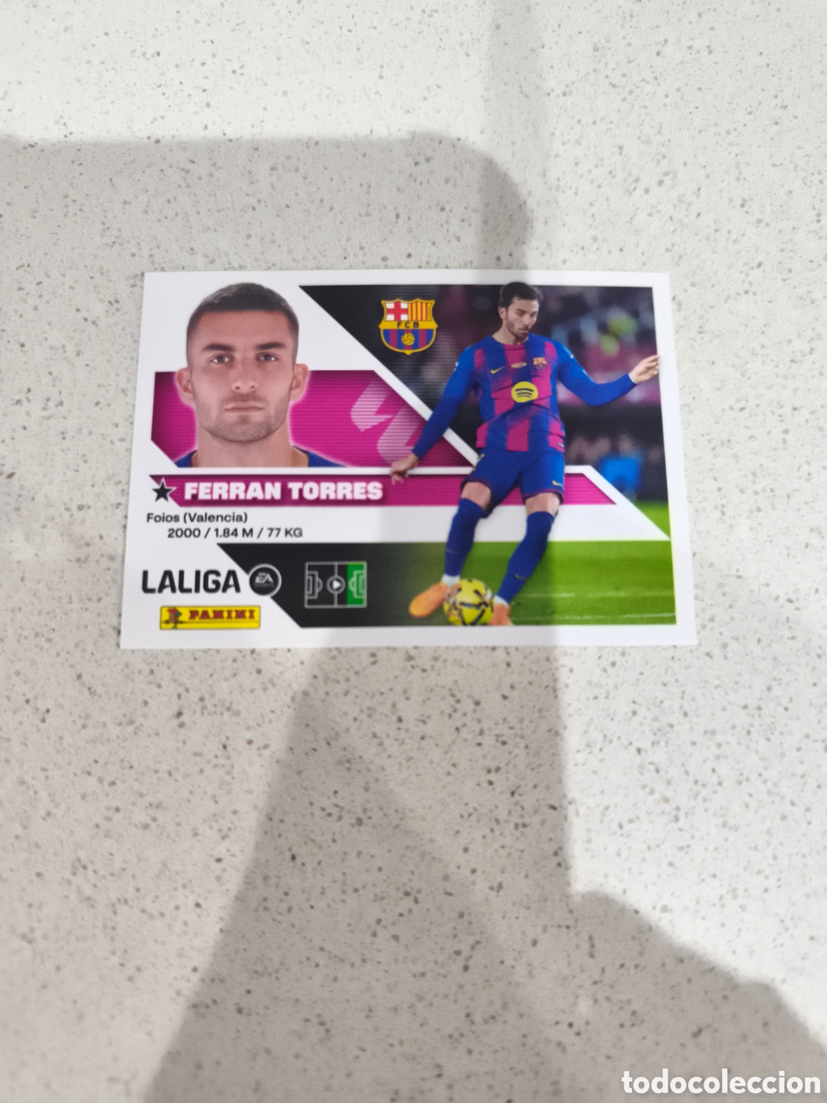 Cromos de Futebol: CROMO N&Uacute;MERO 18 FERRAN TORRES FC BARCELONA. LIGA ESTE 26/27. PANINI.