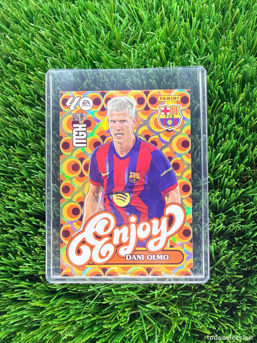 Cromos de f&uacute;tbol: N&ordm; 381 Dani Olmo Enjoy FC Barcelona Megacracks 26 27