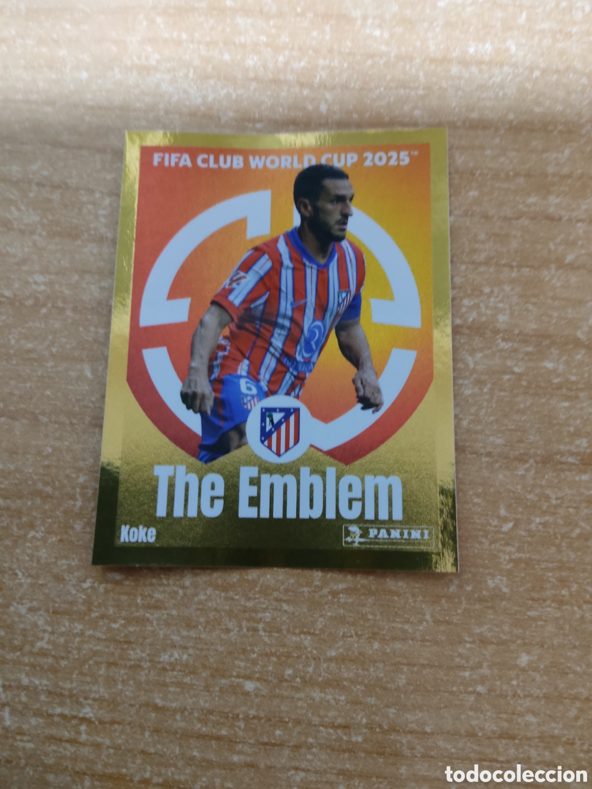 Figurine di Calcio: 91 KOKE ATLETICO MADRID THE EMBLEM FIFA WORLD CUP 2025