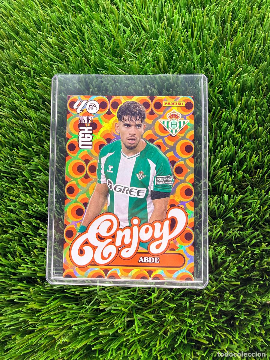 Cromos de f&uacute;tbol: N&ordm; 379 Abde Enjoy Real Betis Megacracks 26 27