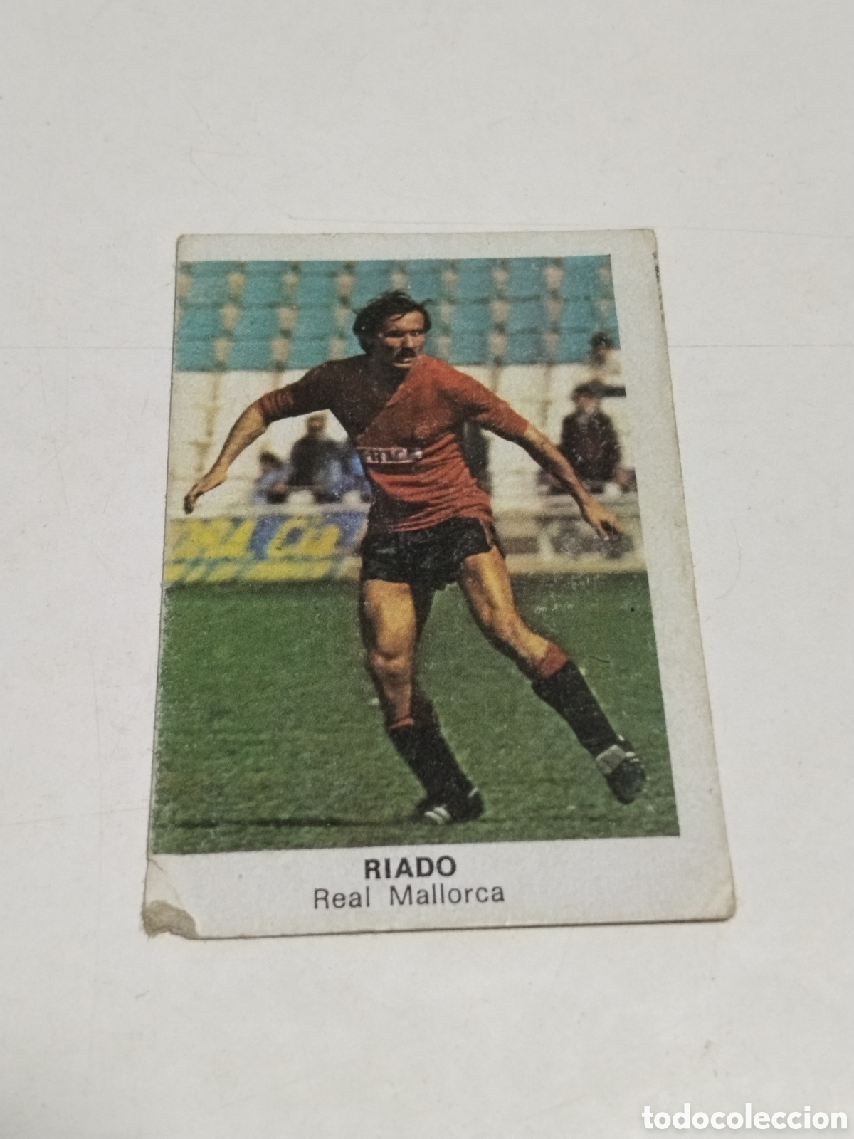 Cromos de f&uacute;tbol: Cromo Futbol 84 Gropan 1983,Riado , con desgaste en costado bajo izquierdo