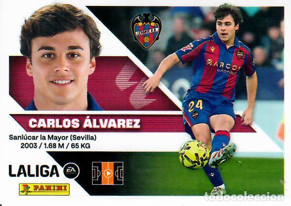 Cromos de f&uacute;tbol: CROMO PANINI LIGA 26 27 - N&ordm; 15 - CARLOS &Aacute;LVAREZ - LEVANTE