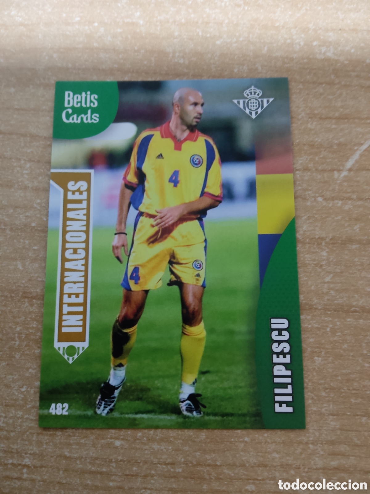 Cromos de f&uacute;tbol: 482 FILIPESCU INTERNACIONALES REAL BETIS HOLY CARDS 2024 2025