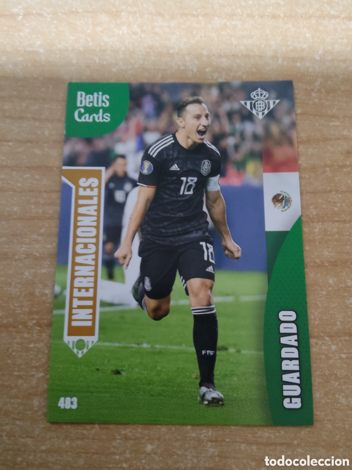 Cromos de f&uacute;tbol: 483 ANDRES GUARDADO INTERNACIONALES REAL BETIS HOLY CARDS 2024 2025