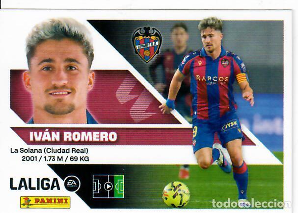 Cromos de f&uacute;tbol: CROMO PANINI LIGA 26 27 - N&ordm; 18 - IV&Aacute;N ROMERO - LEVANTE