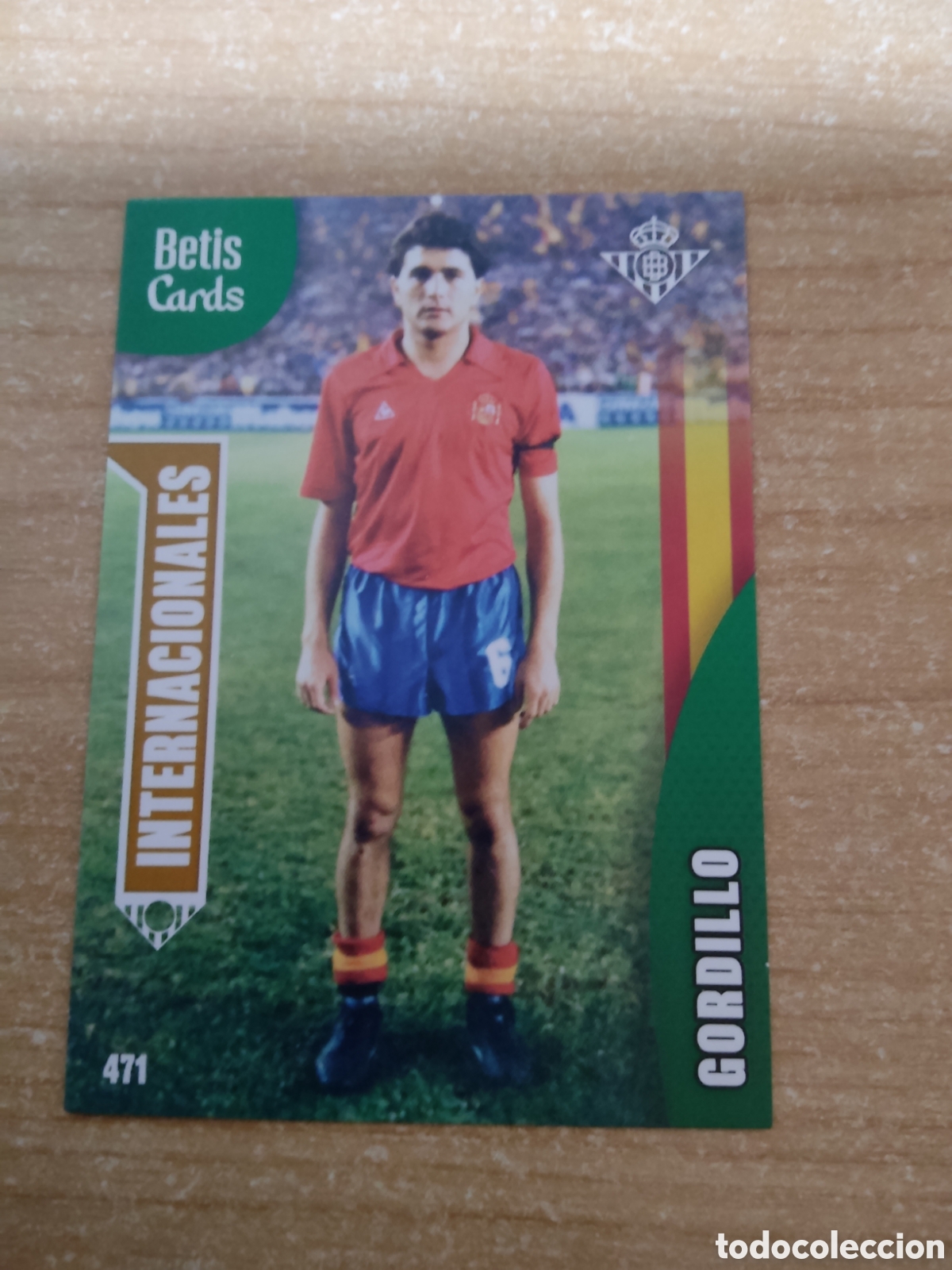 Cromos de f&uacute;tbol: 471 GORDILLO INTERNACIONALES REAL BETIS HOLY CARDS 2024 2025