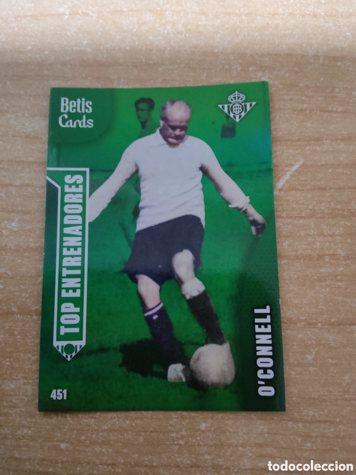Cromos de f&uacute;tbol: 451 O CONNELL TOP ENTRENADORES REAL BETIS HOLY CARDS 2024 2025