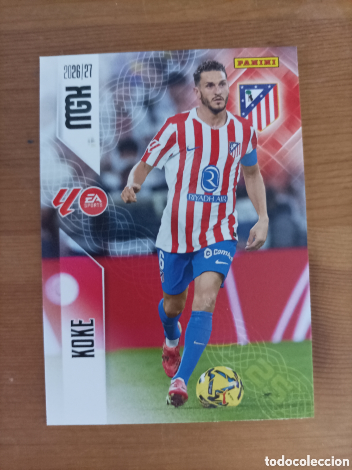 Cromos de f&uacute;tbol: MEGACRAKS PANINI 2026-27 KOKE ATL&Eacute;TICO DE MADRID