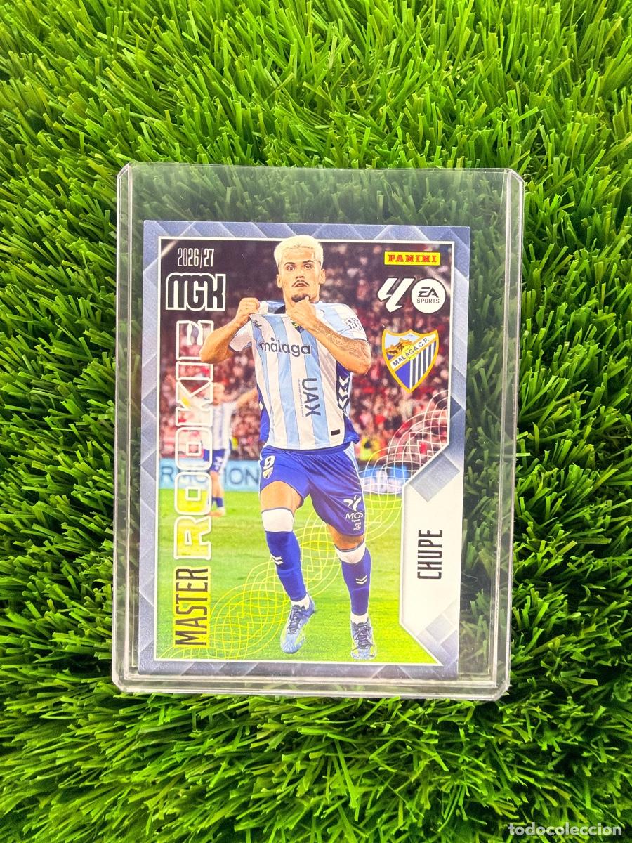 Cromos de f&uacute;tbol: N&ordm; 409 Chupe Master Rookie M&aacute;laga CF Megacracks 26 27