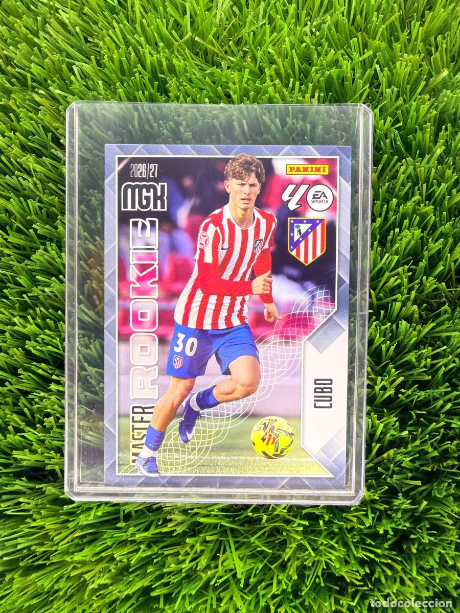 Cromos de f&uacute;tbol: N&ordm; 410 Cubo Master Rookie Atl&eacute;tico de Madrid Megacracks 26 27